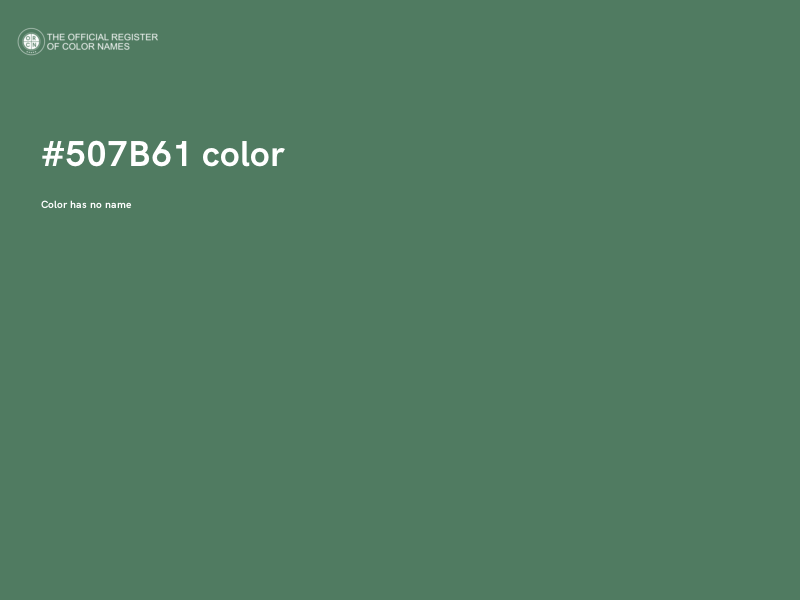 #507B61 color image