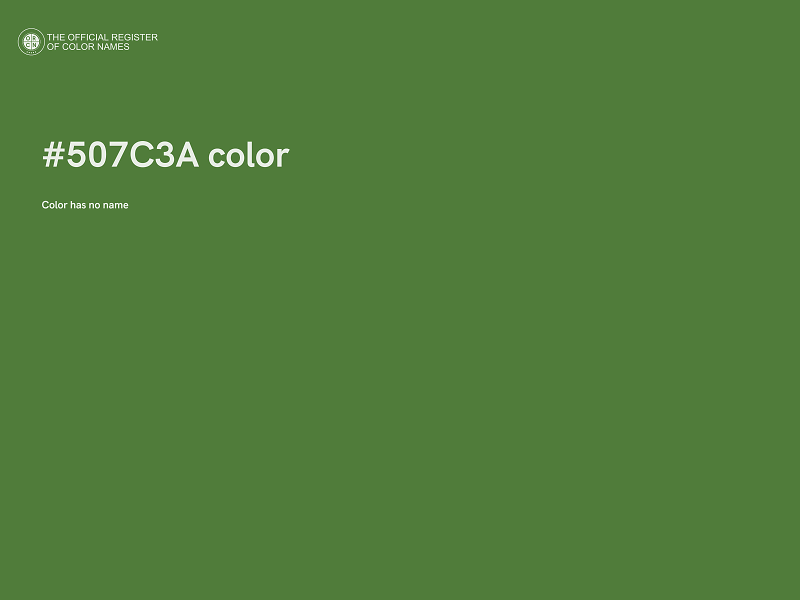 #507C3A color image