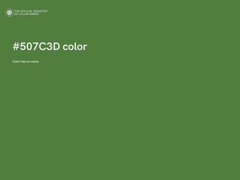 #507C3D color image