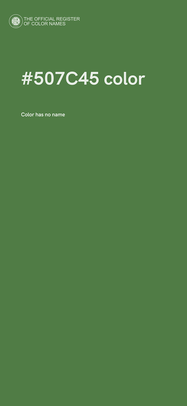 #507C45 color image
