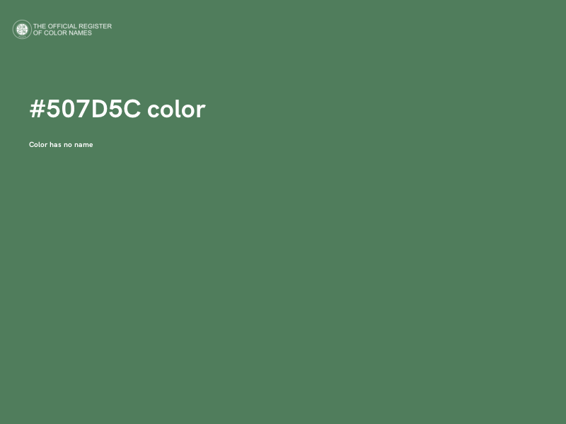 #507D5C color image