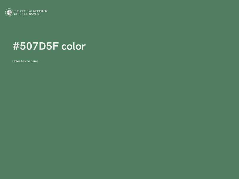 #507D5F color image