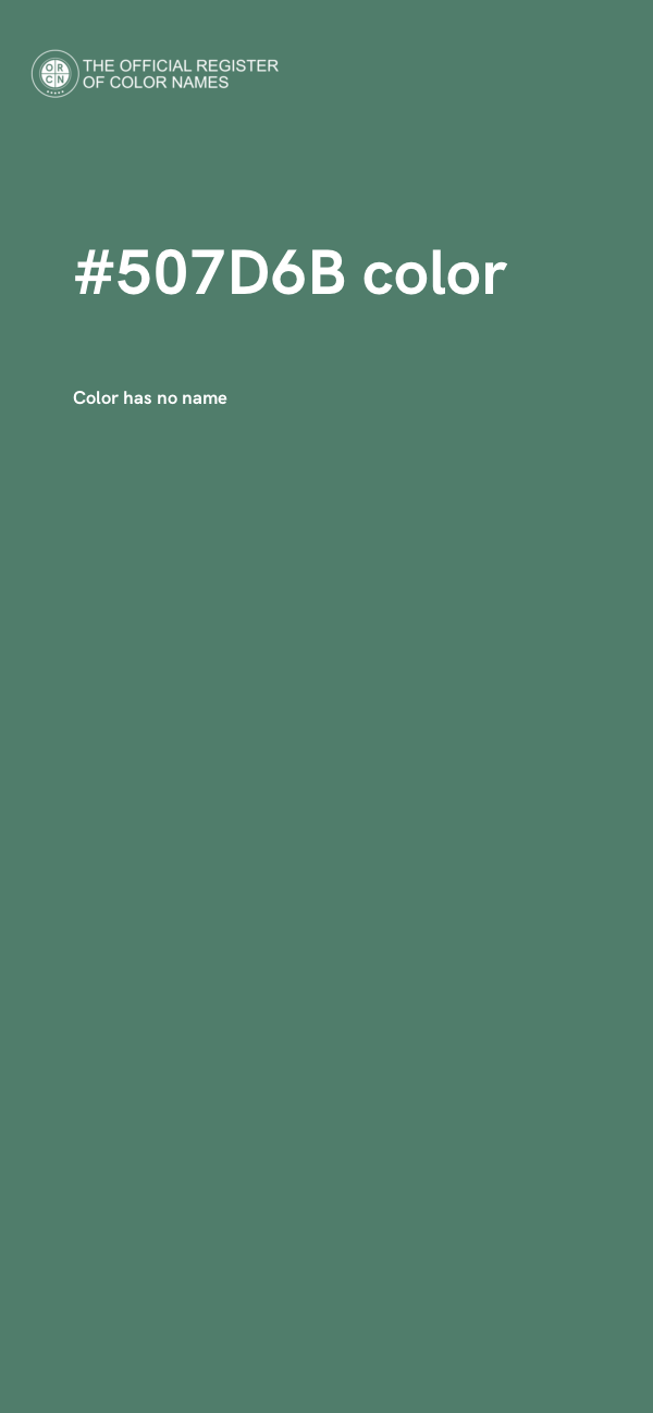#507D6B color image