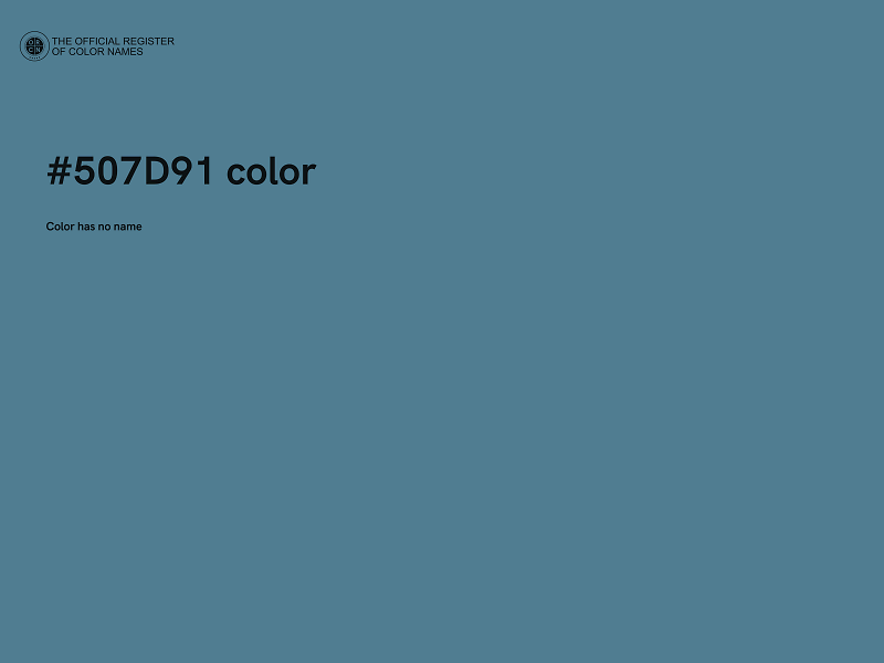#507D91 color image
