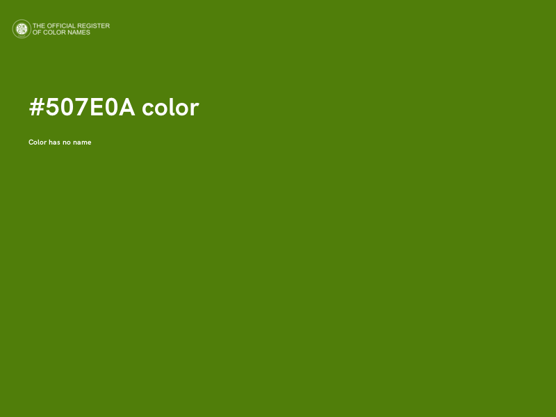 #507E0A color image
