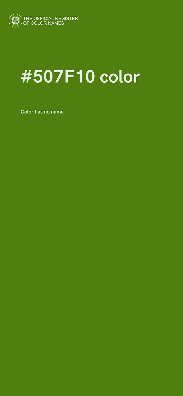 #507F10 color image