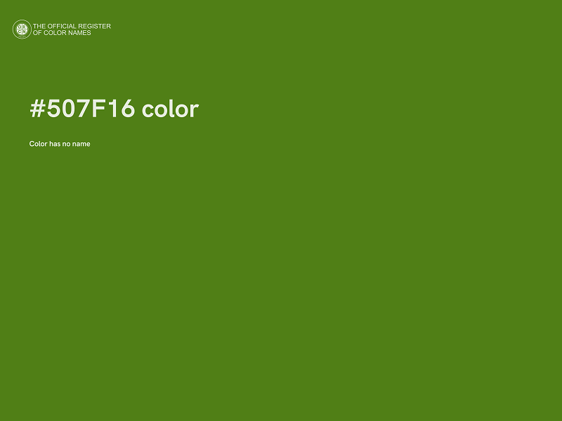 #507F16 color image
