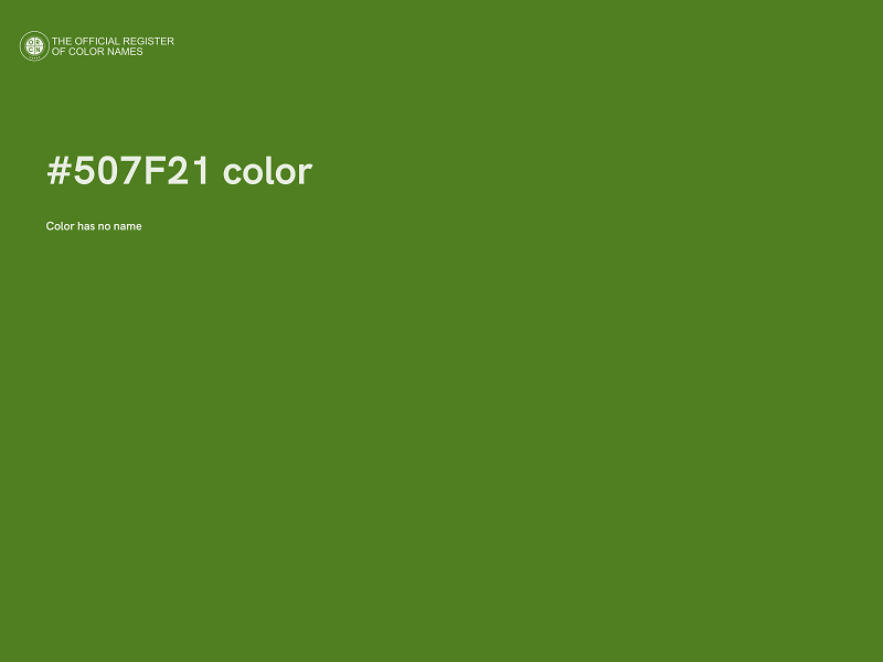 #507F21 color image