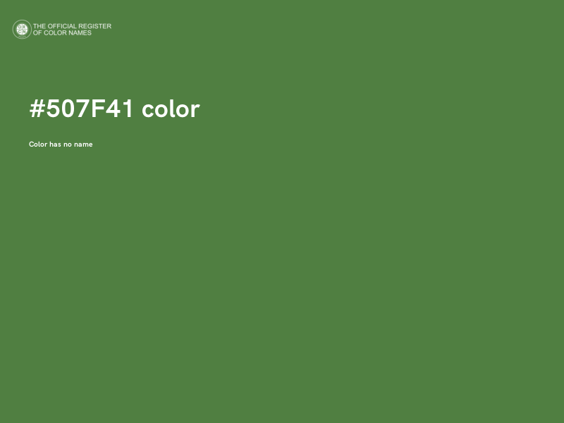 #507F41 color image