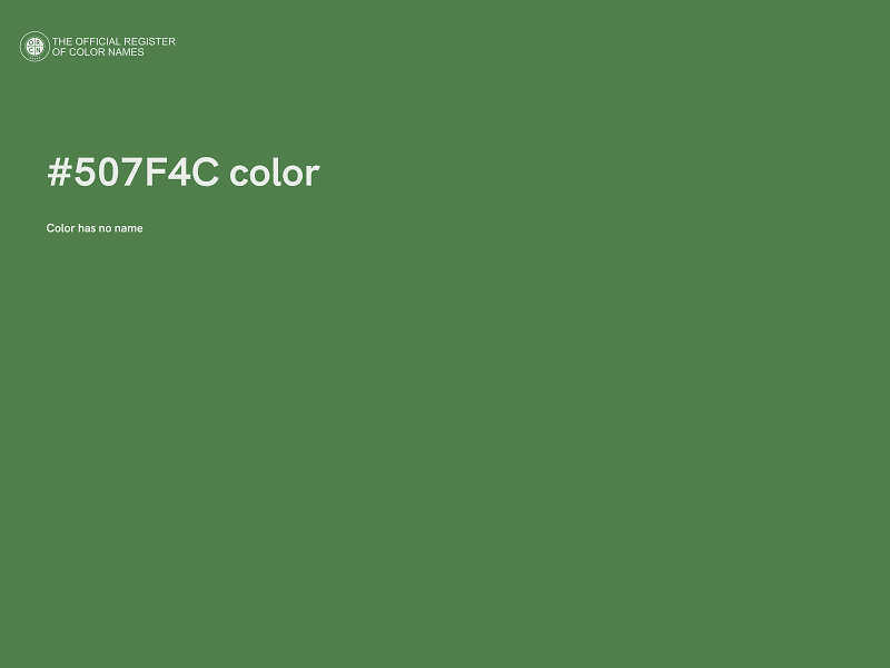 #507F4C color image