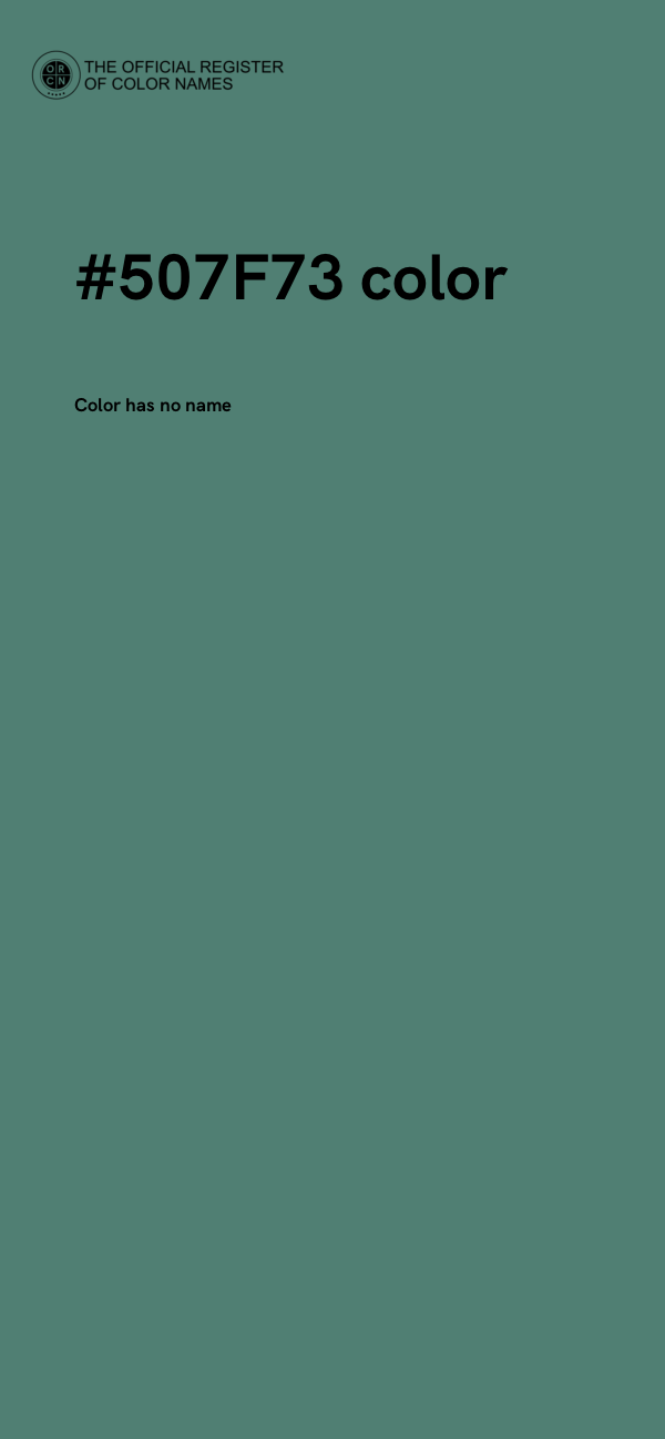#507F73 color image