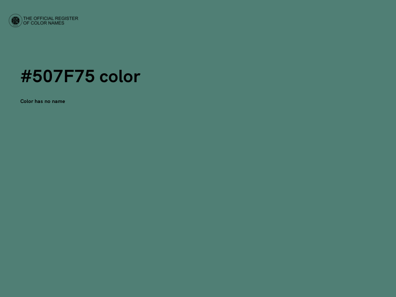 #507F75 color image