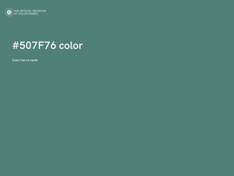 #507F76 color image