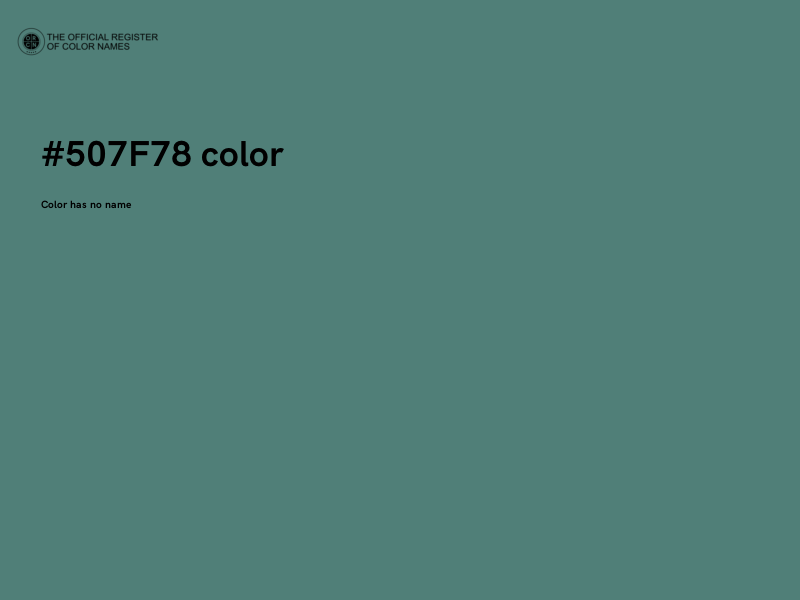 #507F78 color image