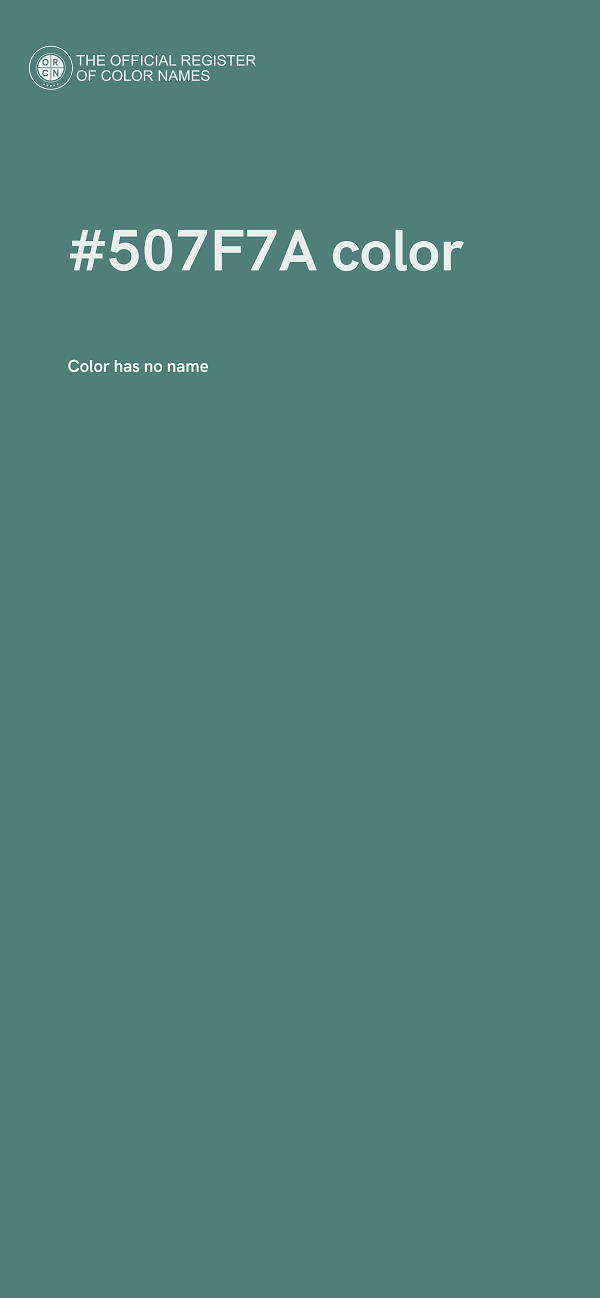 #507F7A color image