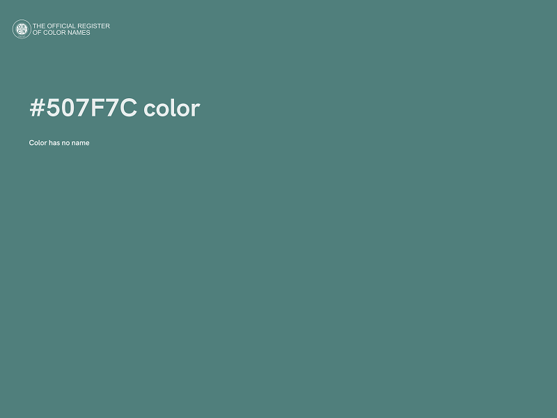 #507F7C color image