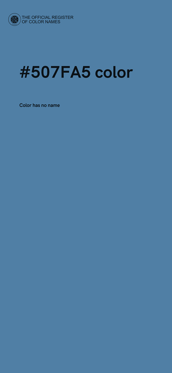 #507FA5 color image