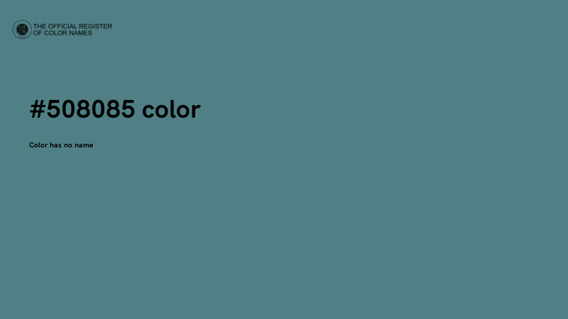#508085 color image