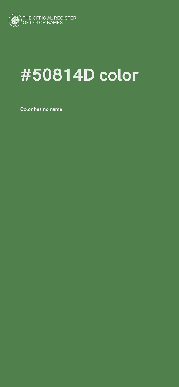 #50814D color image