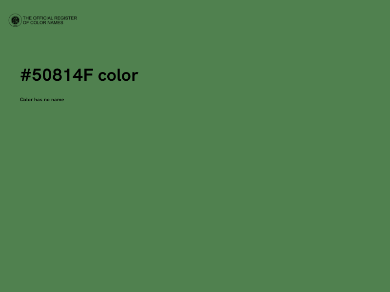 #50814F color image