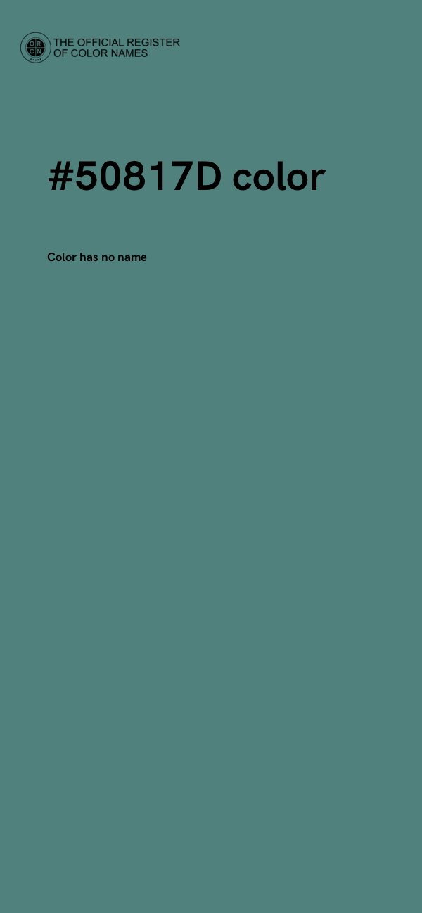 #50817D color image
