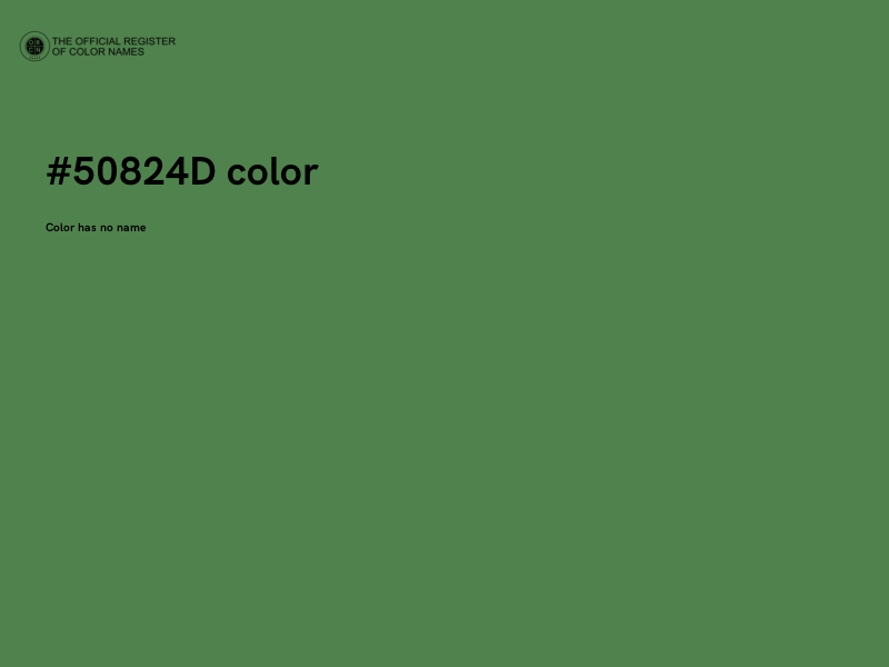#50824D color image