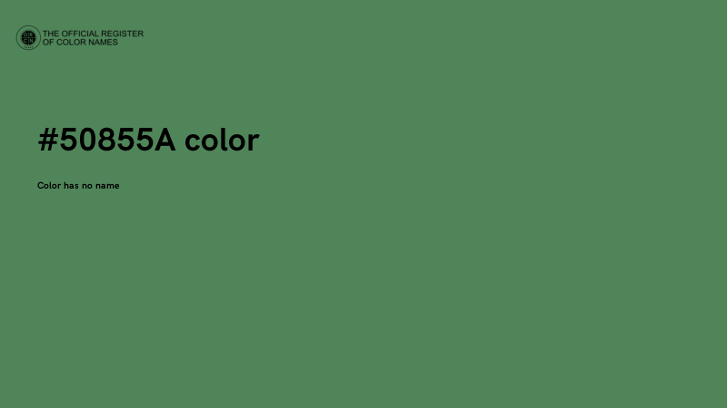 #50855A color image