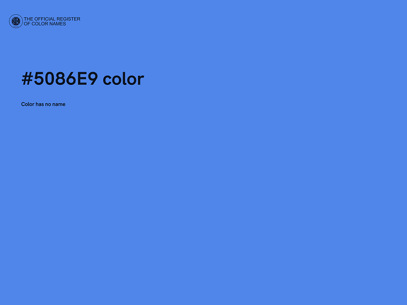 #5086E9 color image