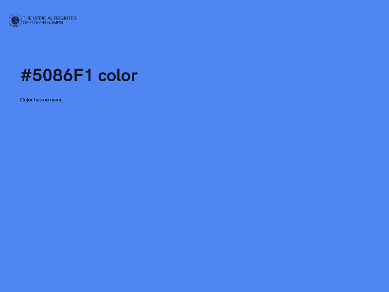 #5086F1 color image