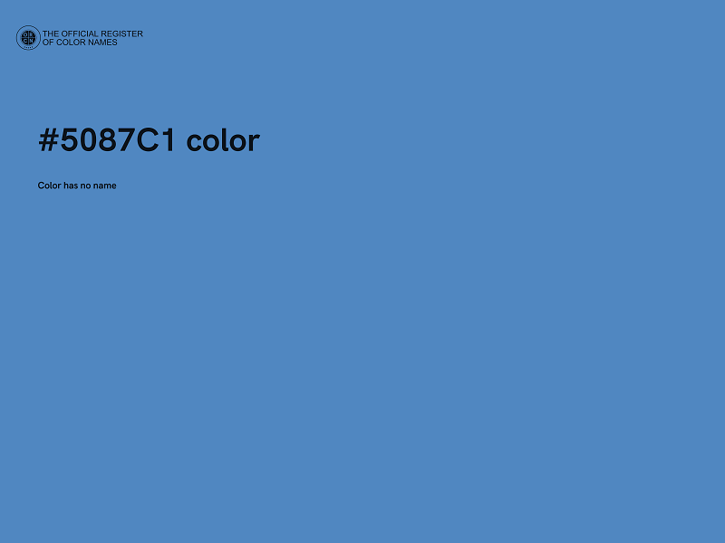 #5087C1 color image
