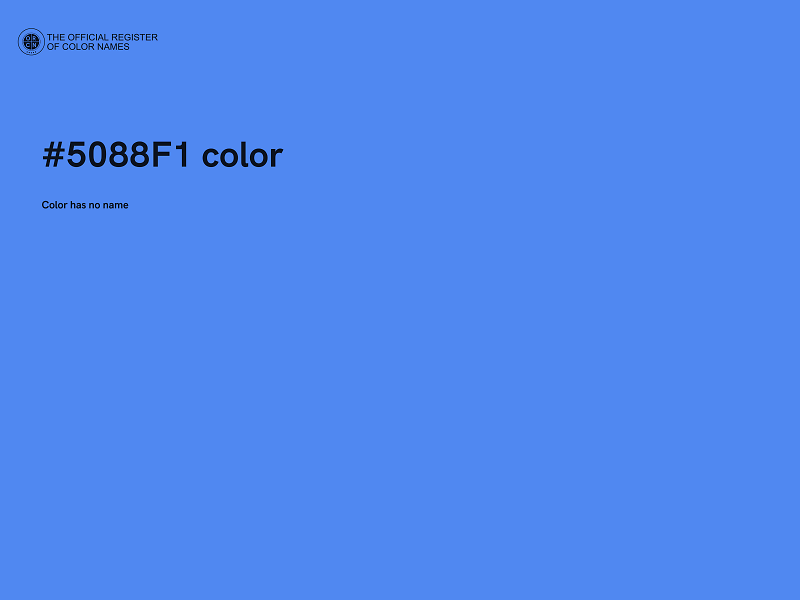 #5088F1 color image