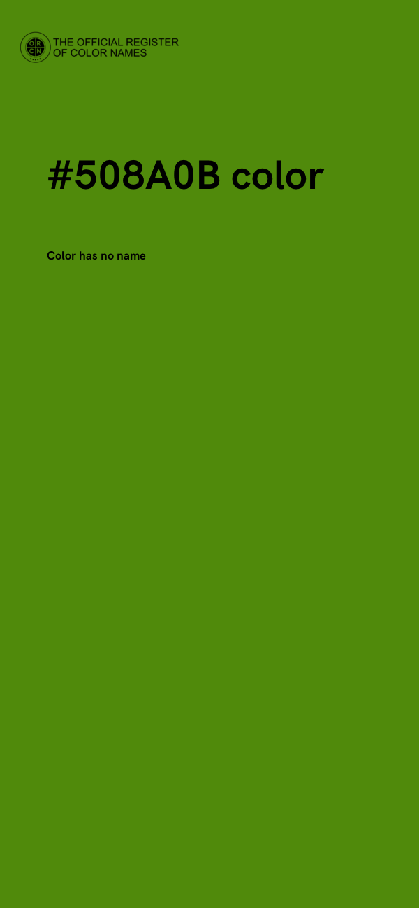 #508A0B color image