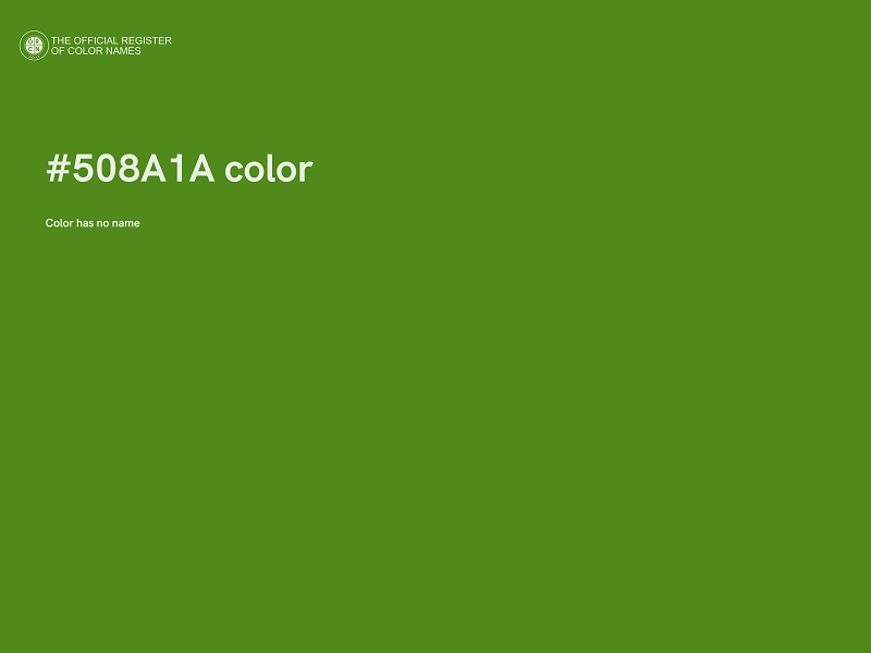 #508A1A color image