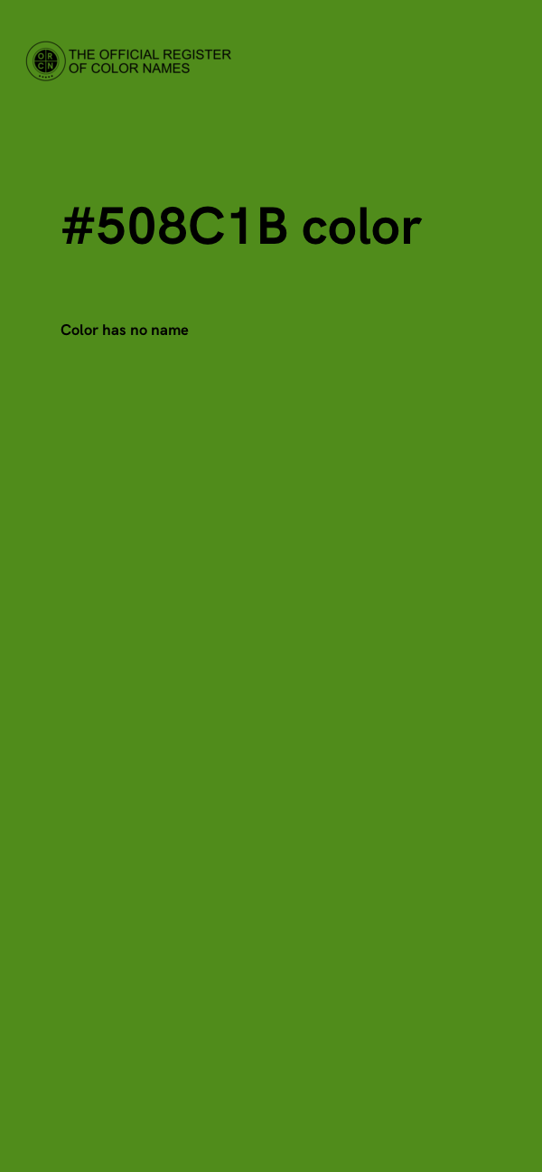 #508C1B color image