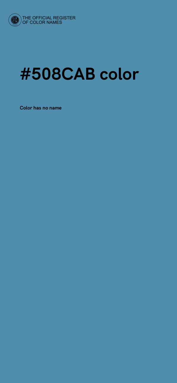 #508CAB color image