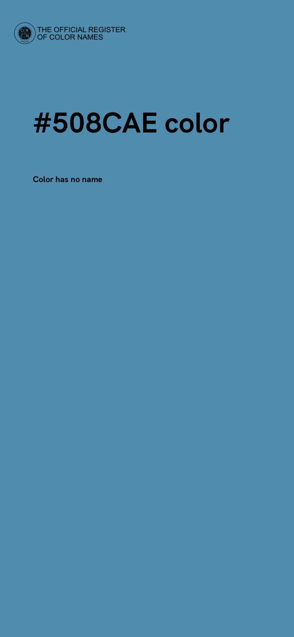 #508CAE color image