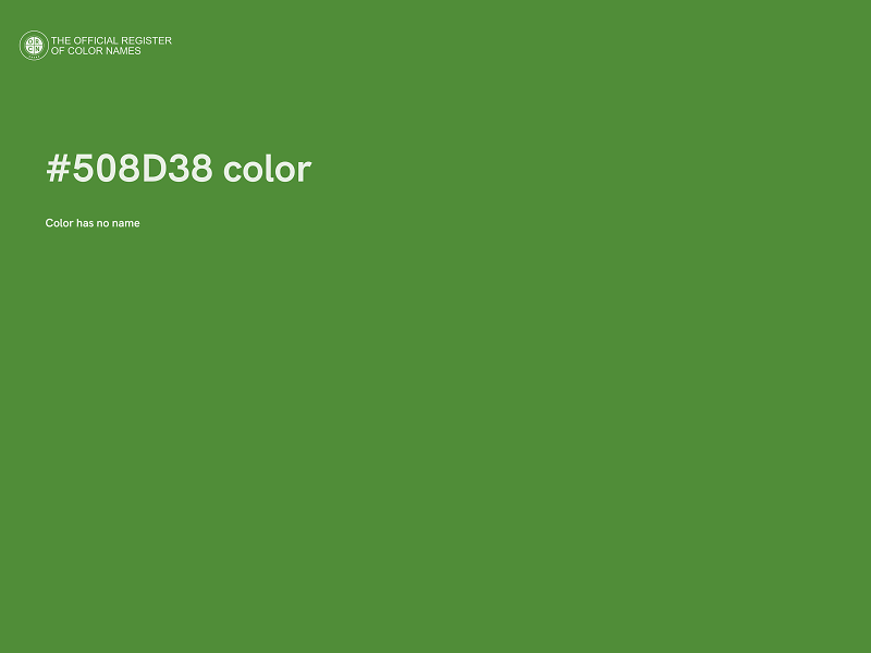 #508D38 color image