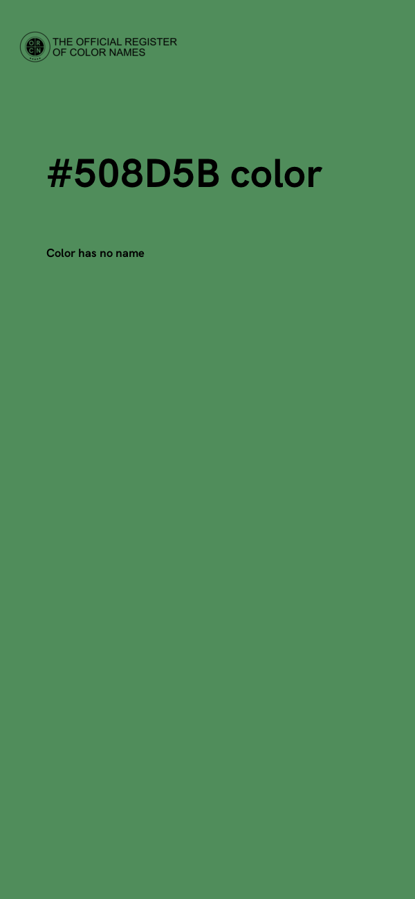#508D5B color image