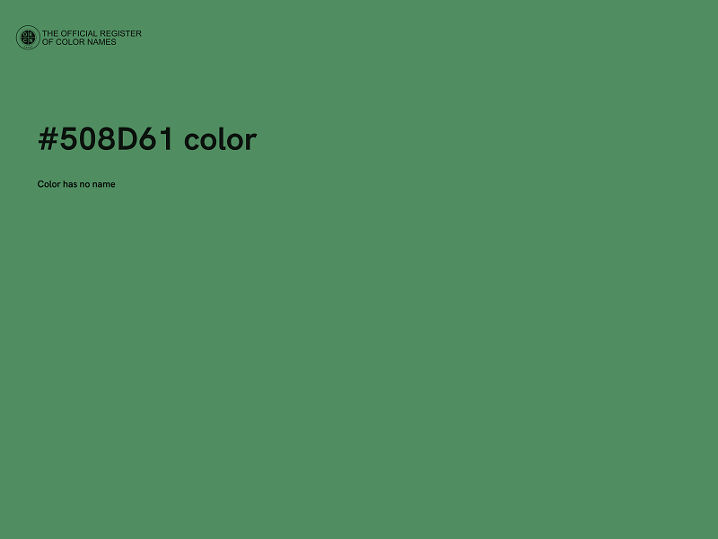 #508D61 color image