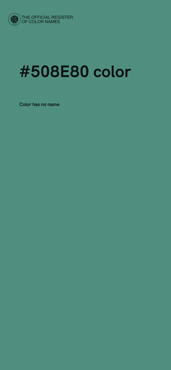#508E80 color image