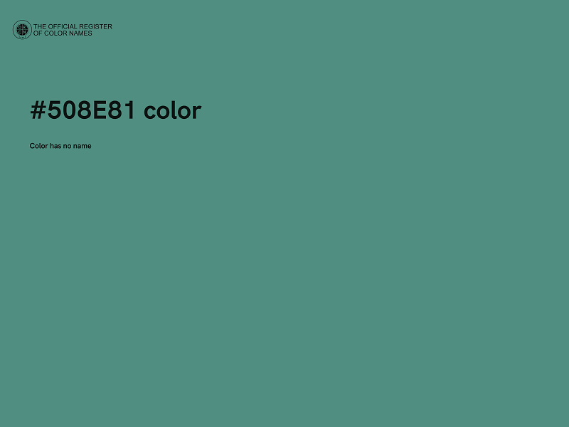 #508E81 color image