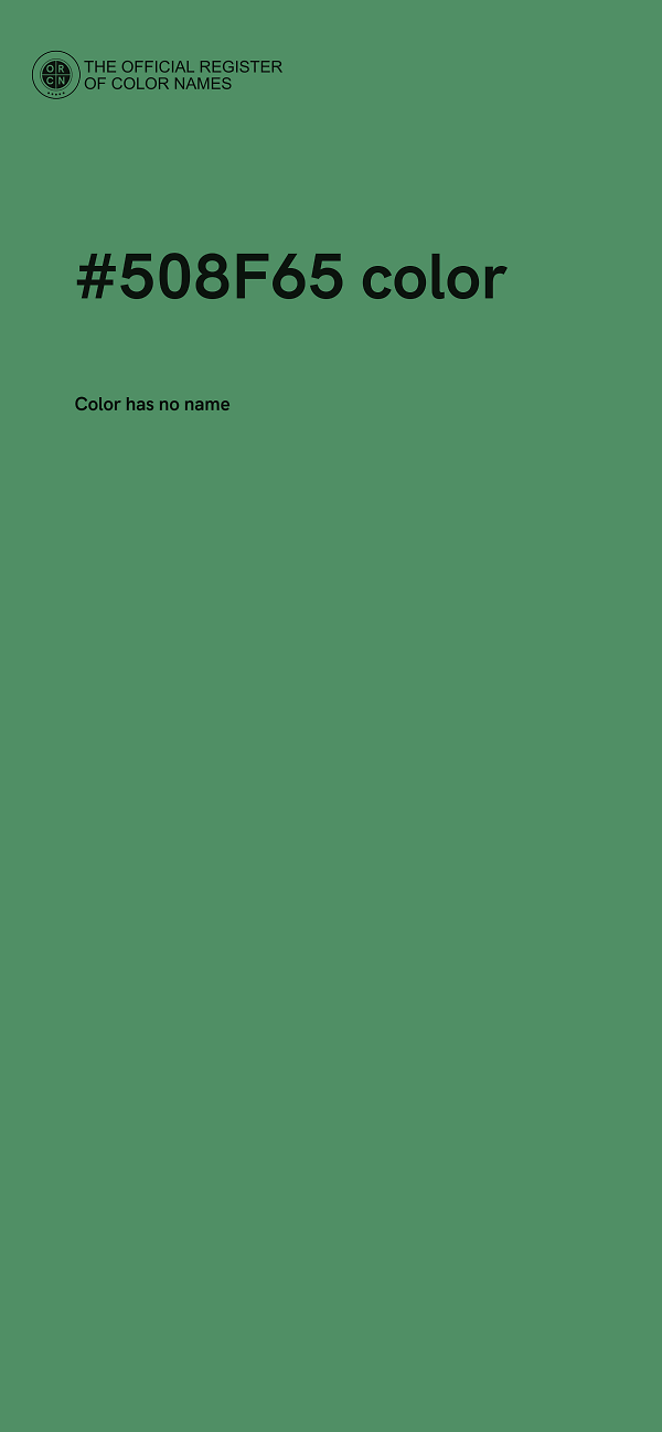 #508F65 color image