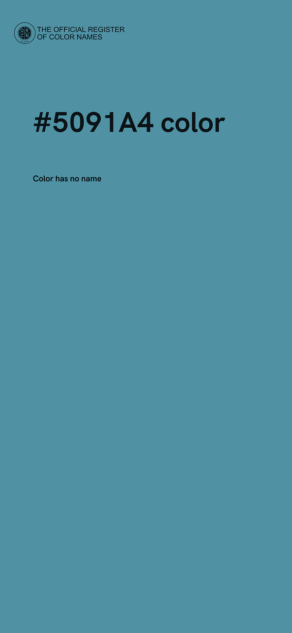 #5091A4 color image