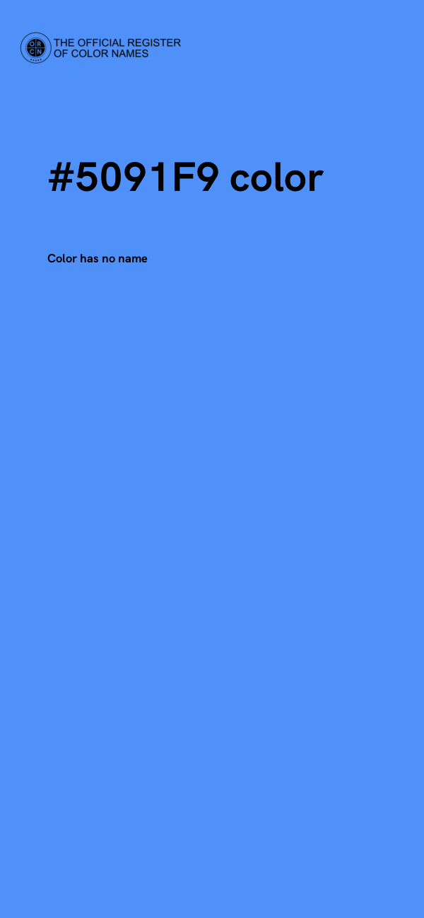 #5091F9 color image