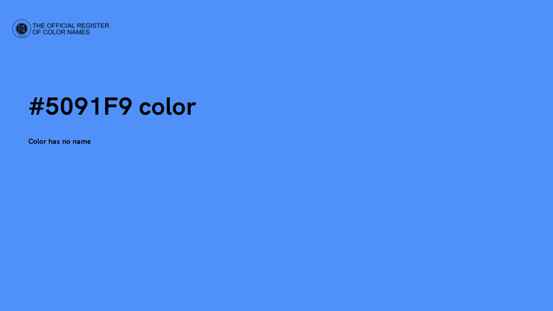 #5091F9 color image