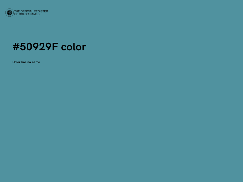 #50929F color image