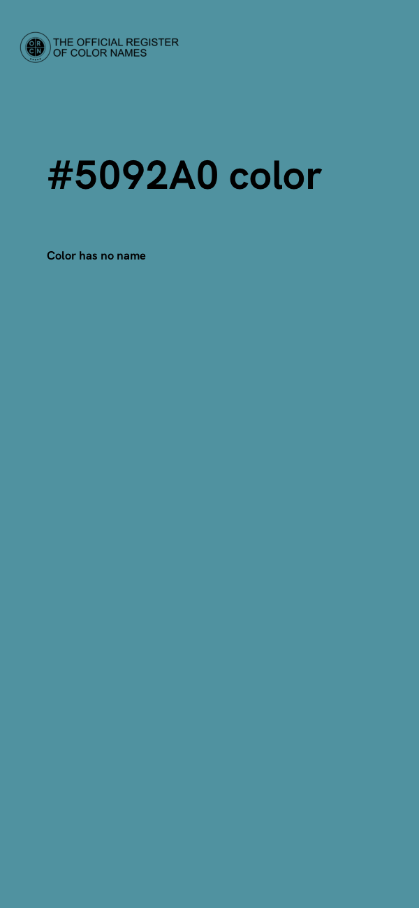 #5092A0 color image