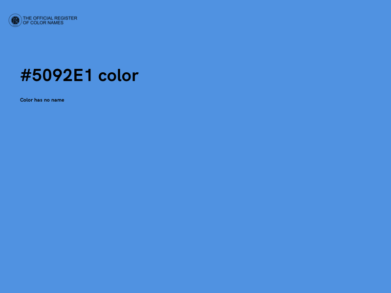 #5092E1 color image