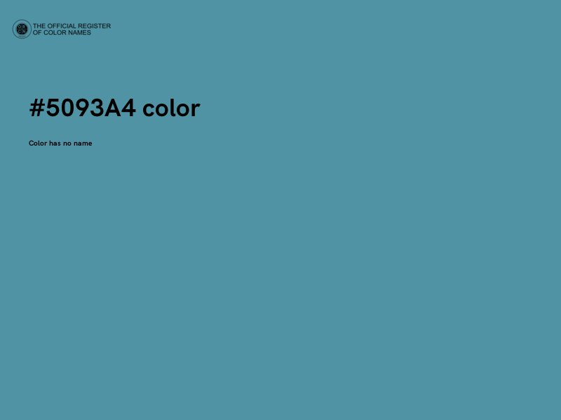 #5093A4 color image