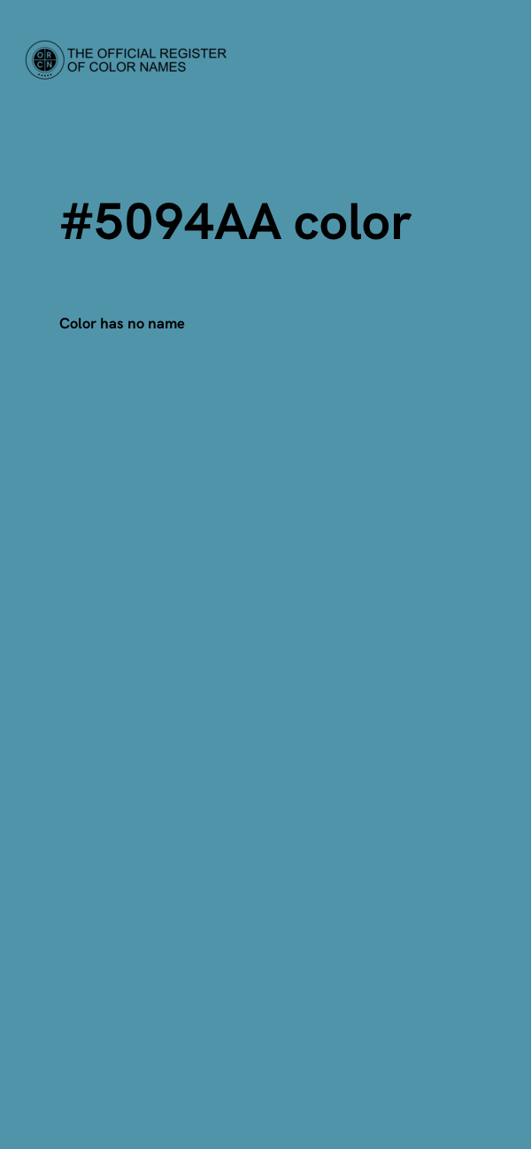 #5094AA color image